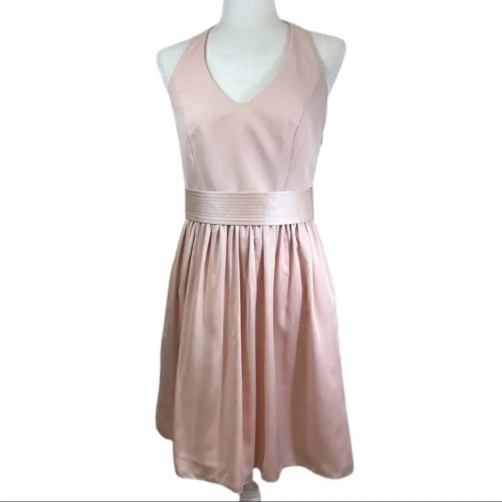 vera wang short bridesmaid dresses White by Vera Wang | Dresses | Whiteby Vera Wang Short Pinkhalter Bridesmaid  Dress W Sz 8nwt